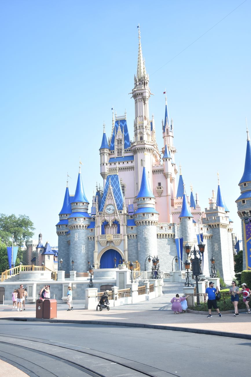magic kingdom at walt disney world in bay lake florida usa